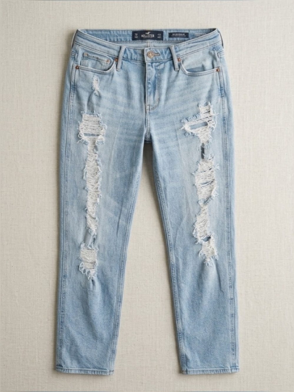 Hollister High Rise Mom Jeans Vintage Stretch 7R 28x27